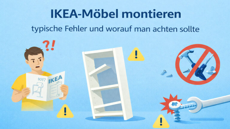 IKEA-Möbel montieren – typische Fehler vermeiden