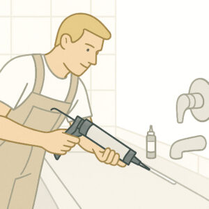 Silikonfugen erneuern in Ditzingen – Bad & Küche